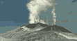 Ancora oggi il vulcano presenta unattività persistente